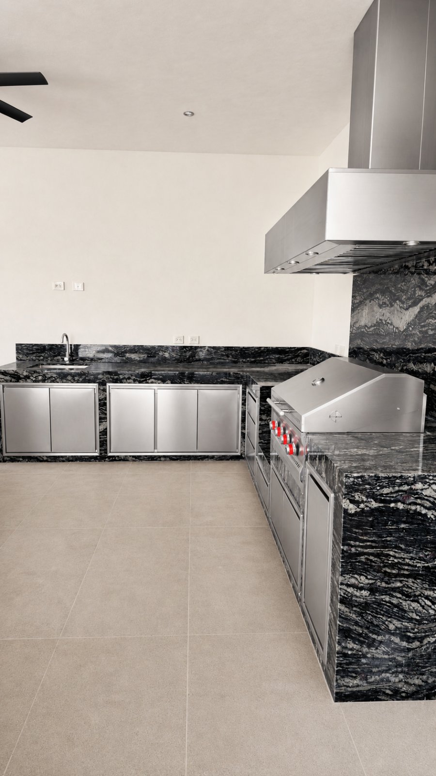 Cocina exterior Norte Grills, proyecto real