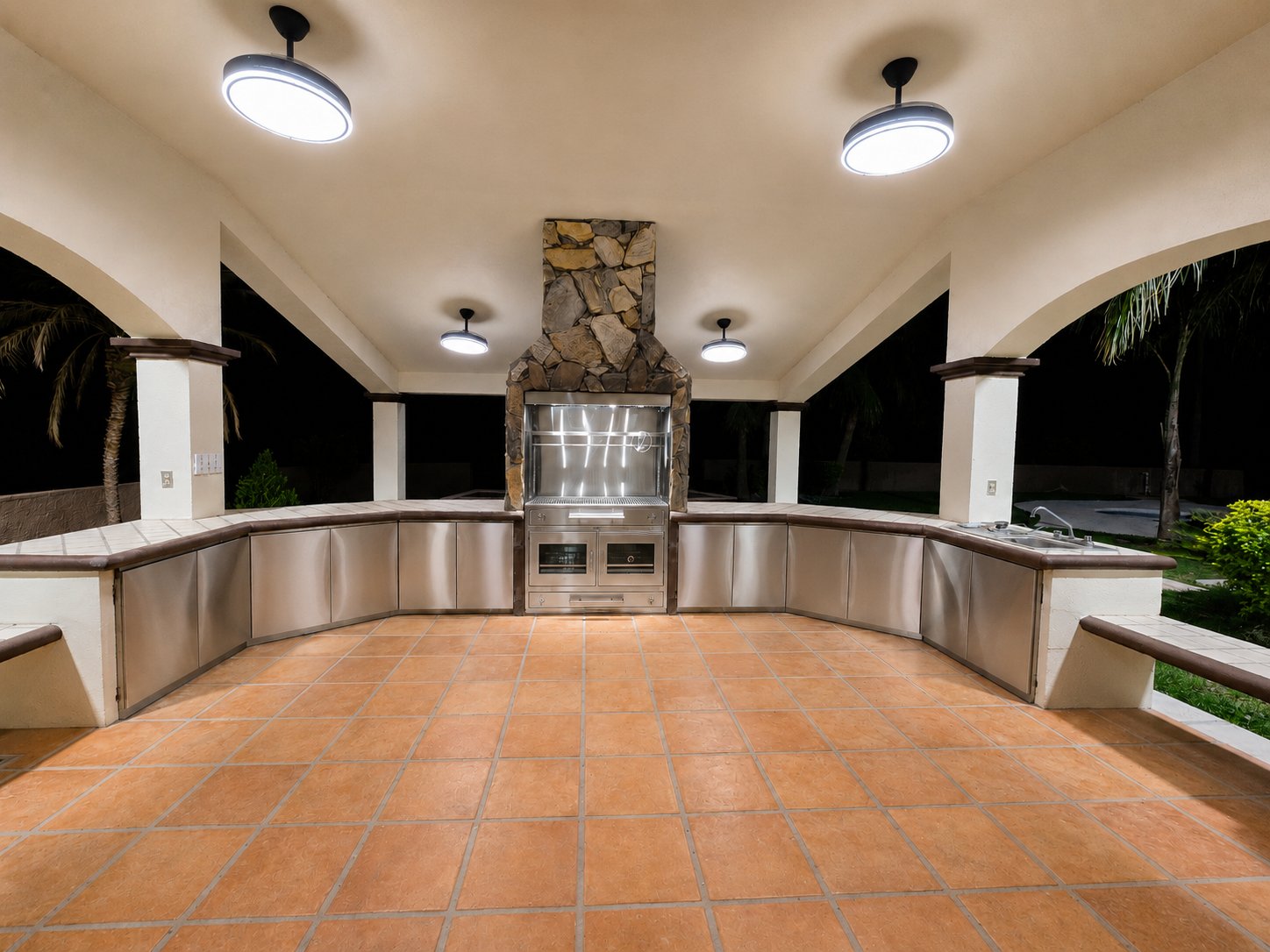 Cocina exterior Norte Grills, proyecto real