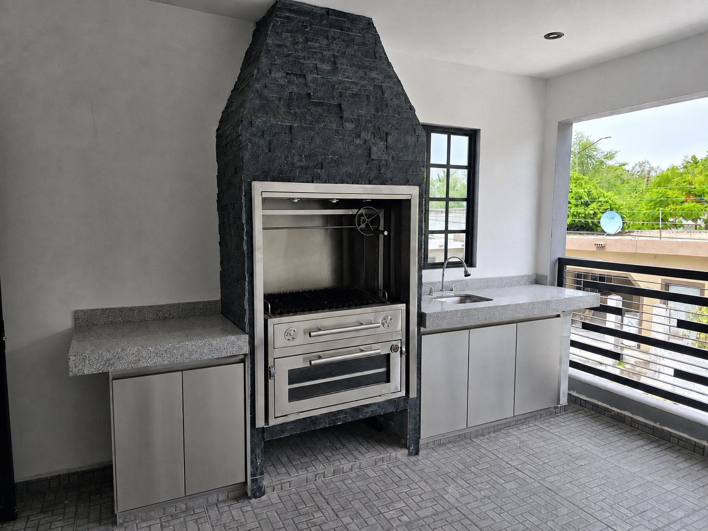 Cocina exterior Norte Grills, proyecto real